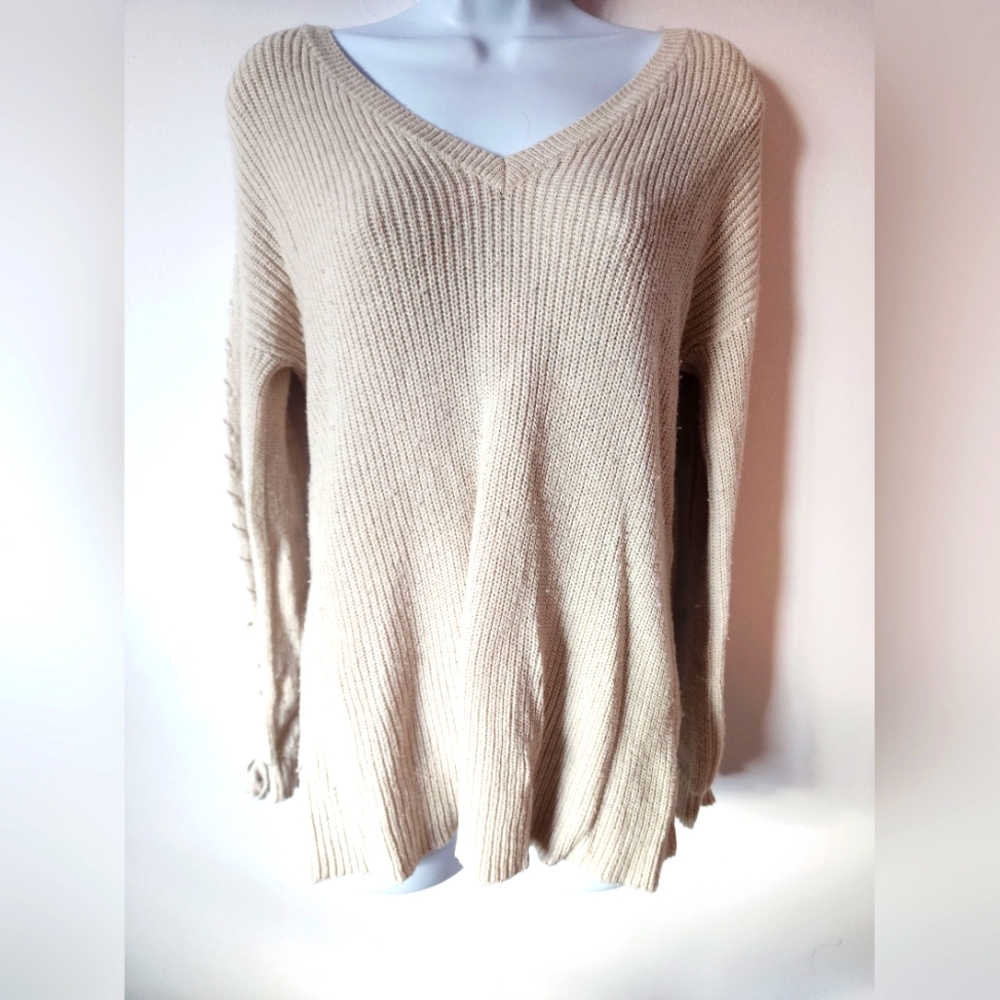 Cream American Eagle Sweater